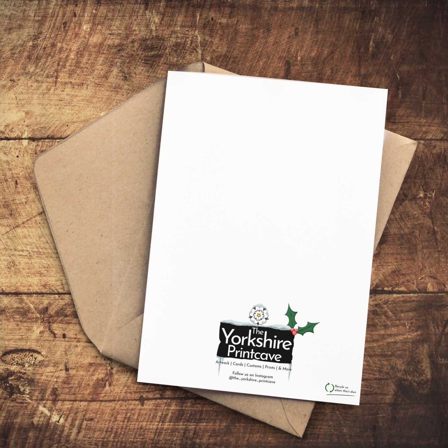 Yorkshire Duck Christmas Card | A5 Card and Envelope