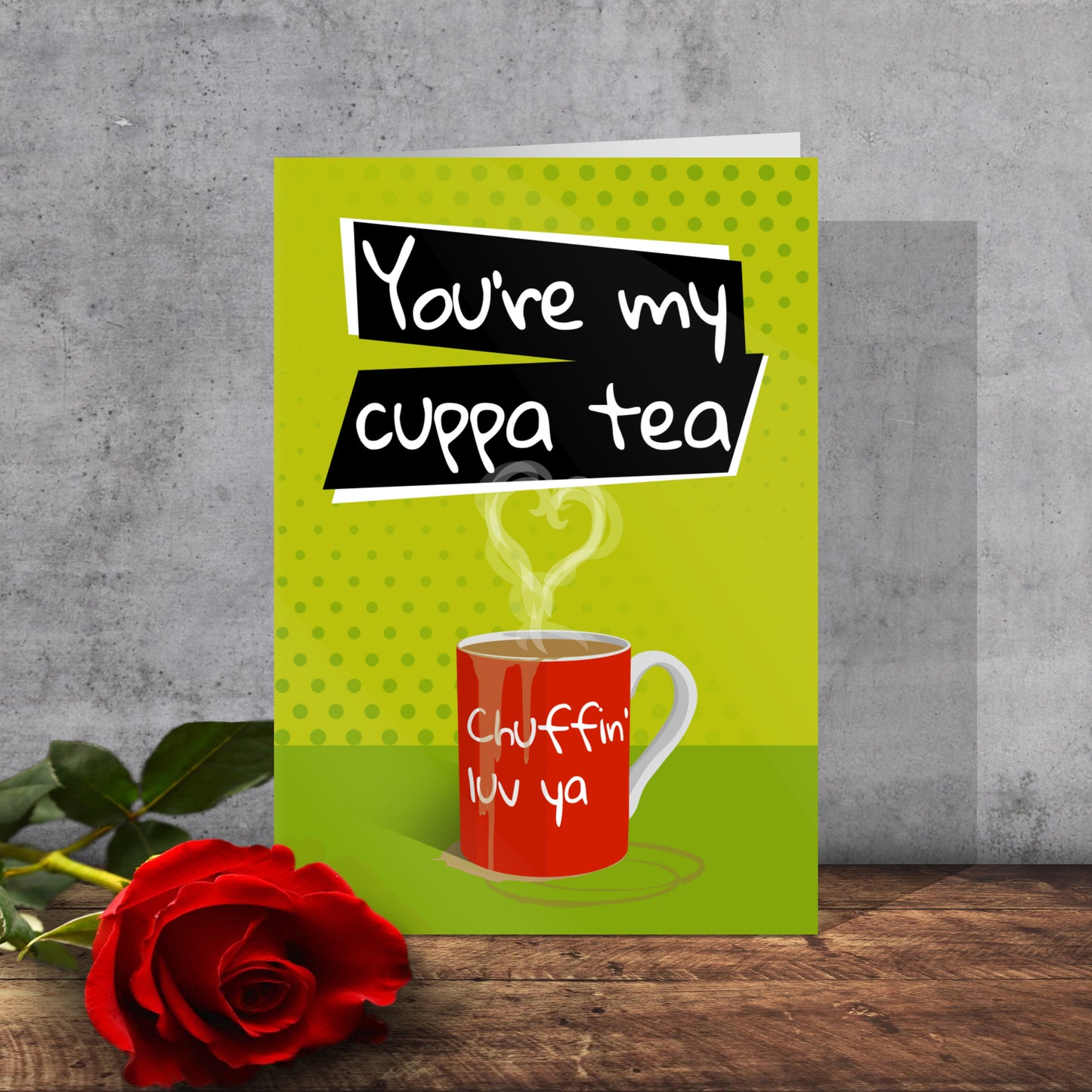 Yorkshire Valentine’s Day Card | Yorkshire Slang | A5 Card and Envelope