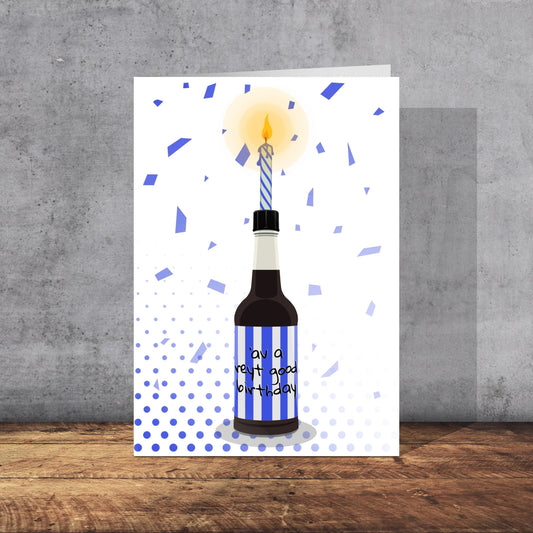 Henderson’s Relish Sheffield Wednesday Birthday Card | Sheffield Slang | A5 Card and Envelope