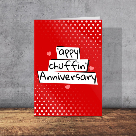 Happy Anniversary Card | Yorkshire Slang | A5 Card and Envelope