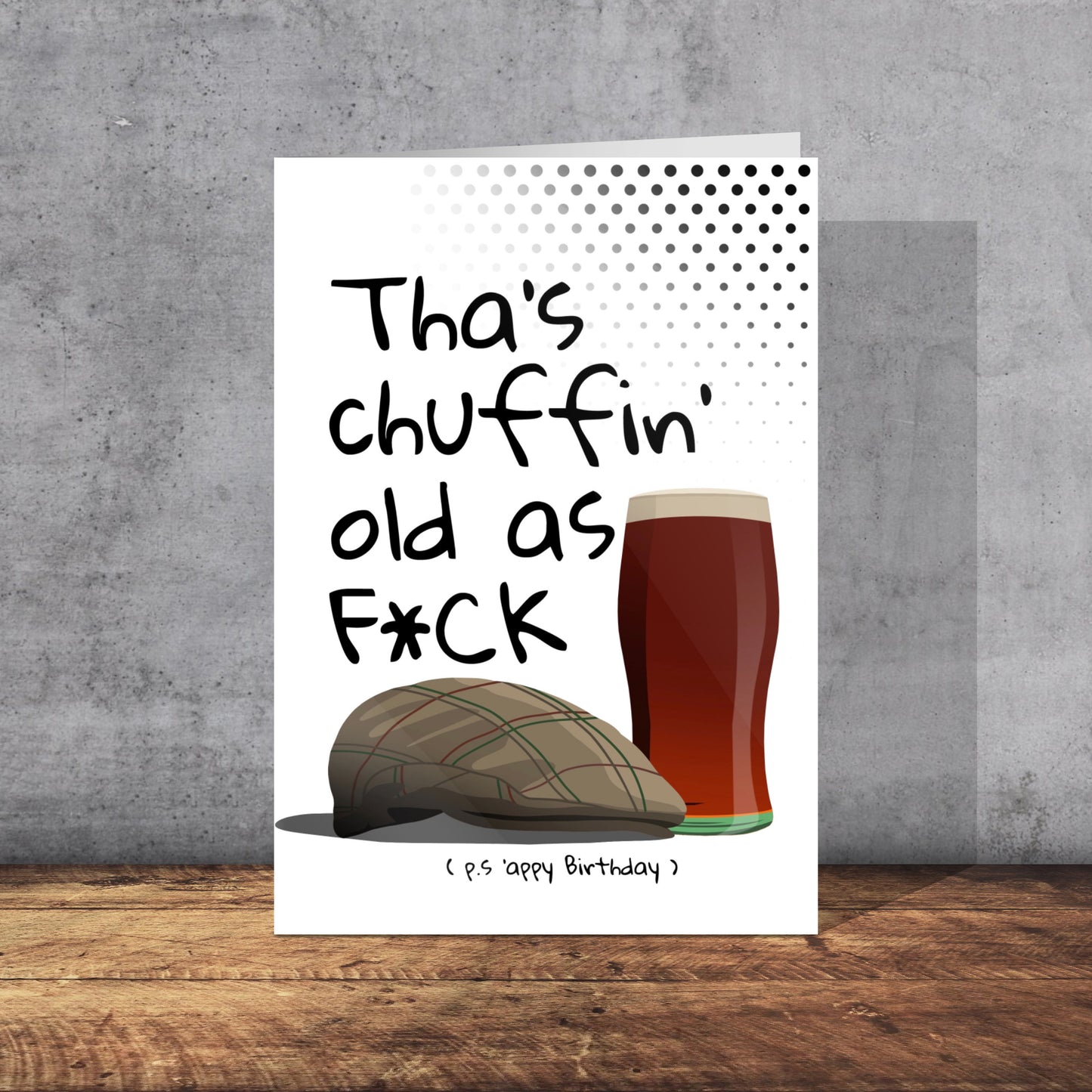 Yorkshire Themed Birthday Card | Yorkshire slang | A5 Card and Envelope